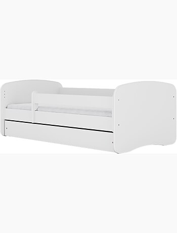 Lit babydreams panda blanc avec tiroir, sans matelas, 140/70