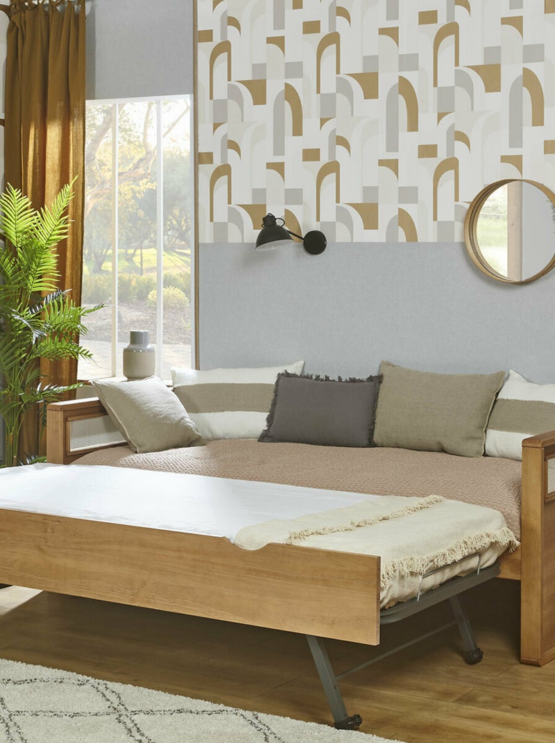 Lit banquette gigogne Cobi - AKITEN RETAIL Marron - Kiabi