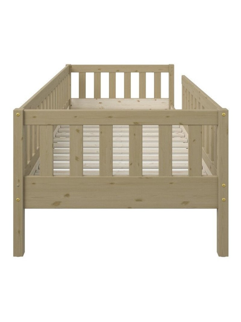 Lit banquette pin massif  CHARLIE Bois naturel - Kiabi
