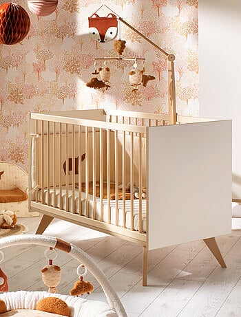 Lit bébé 120x60 à barreaux sur pieds - SAUTHON