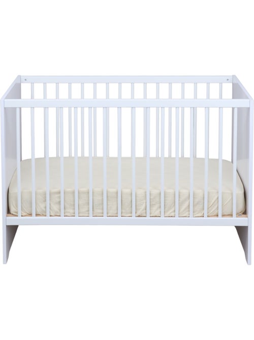 Lit bébé 120x60 avec têtes de lit panneaux - BABYPRICE - Kiabi
