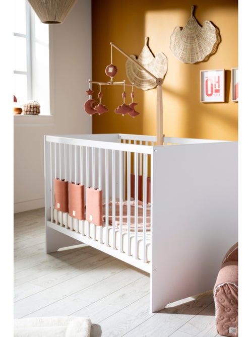Lit bébé 120x60 avec têtes de lit panneaux - BABYPRICE - Kiabi