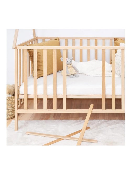 Lit bébé 120x60 tipi - naturel - Kiabi