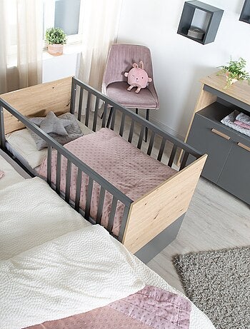 Lit bébé 2en1 cododo et lit indépendant 'Anna' ROBA