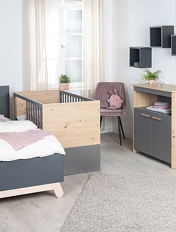 Lit bébé 2en1 cododo et lit indépendant 'Anna' ROBA