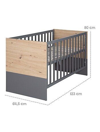 Lit bébé 2en1 cododo et lit indépendant 'Roba Anna'