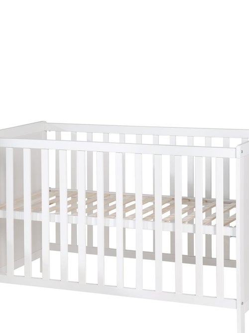 Lit bébé 2en1 convertible en cododo + matelas et sommier ROBA - Kiabi