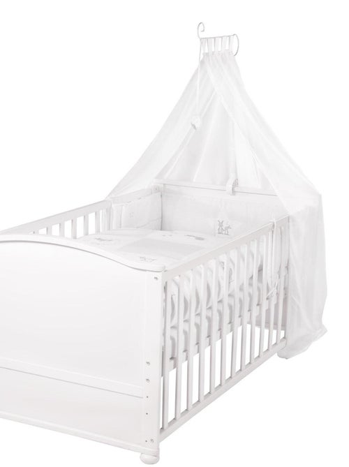 Lit bébé 70 x 140 cm évolutif avec literie complète 'Fox et Bunny' ROBA - Kiabi