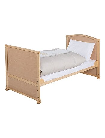 Lit bébé 70 x 140 cm évolutif avec literie complète 'Liebhabear' ROBA