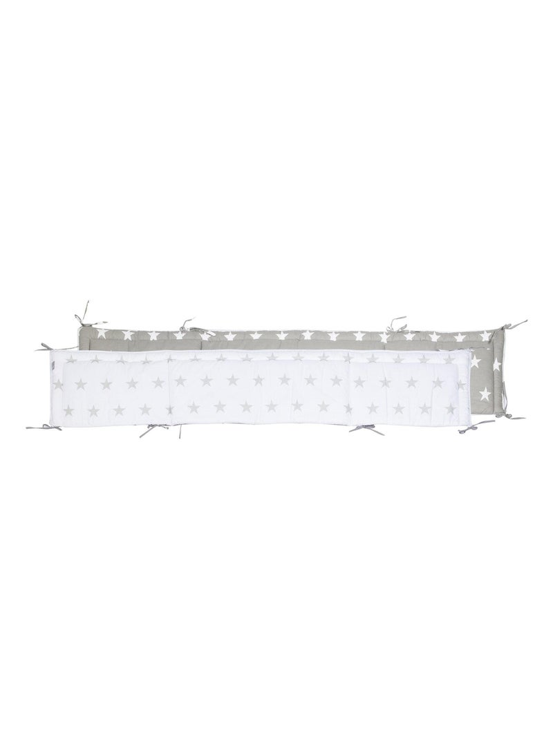 Lit bébé 70 x 140 cm évolutif avec literie complète 'Little Stars' ROBA Blanc - Kiabi