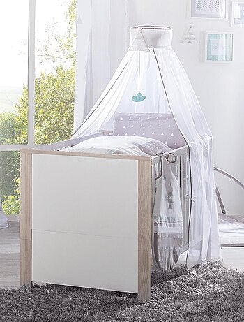 Lit bébé 70 x 140 cm évolutif avec tiroir de rangement 'olaf' roba