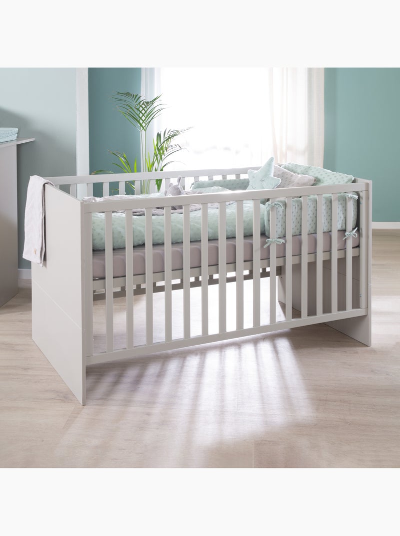 Lit bébé 70 x 140 cm évolutif convertible en lit enfant 'Lea' ROBA Grège - Kiabi