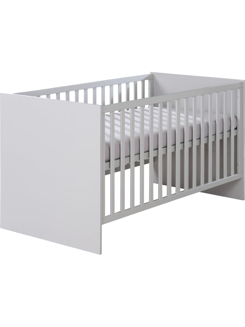Lit bébé 70 x 140 cm évolutif convertible en lit enfant 'Lea' ROBA Grège - Kiabi