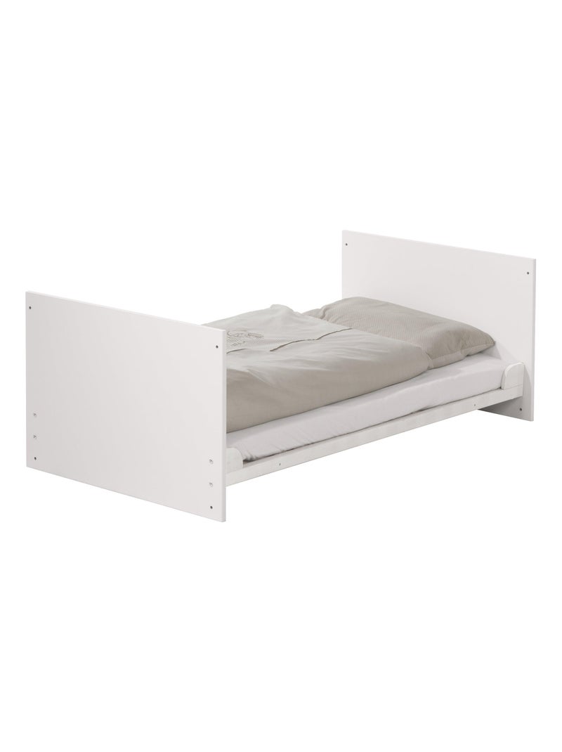 Lit bébé 70 x 140 cm évolutif et convertible en lit enfant 'Maren' ROBA Blanc - Kiabi