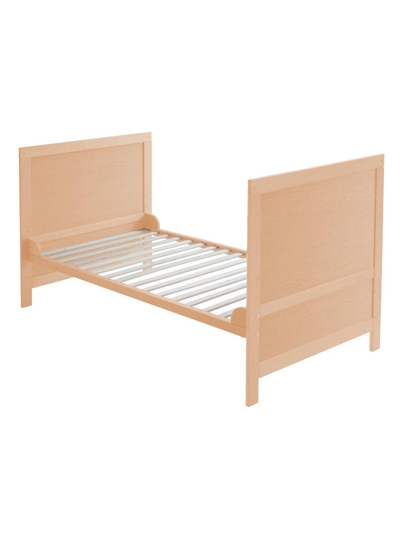 Lit bébé 70 x 140 cm évolutif et convertible en lit enfant ROBA Marron clair - Kiabi