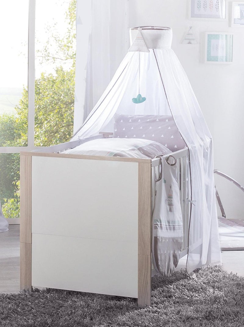 Lit bébé 70 x 140 cm évolutif 'Olaf' ROBA Blanc - Kiabi