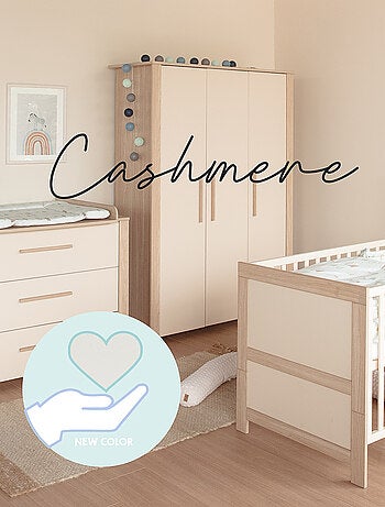 Lit bébé 70 x 140 évolutif transformable en lit junior 'Momo' ROBA