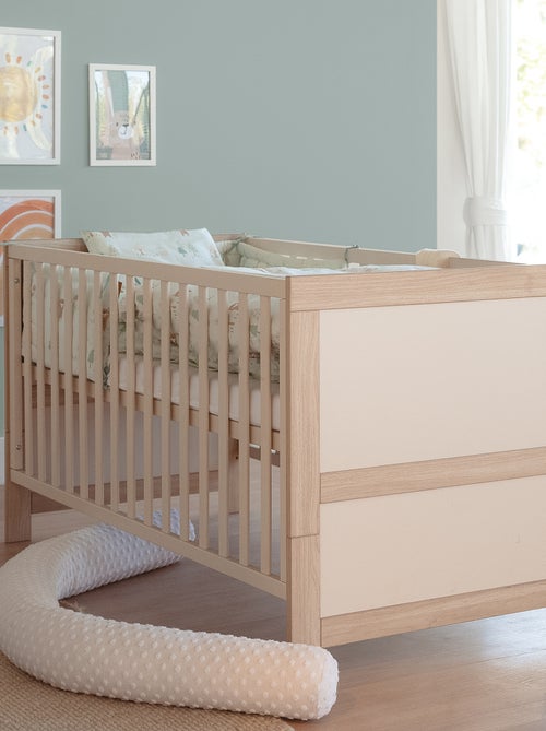Lit bébé 70 x 140 évolutif transformable en lit junior 'Momo' ROBA - Kiabi Lit bébé 70 x 140 évolutif transformable en lit junior 'Momo' ROBA - Kiabi