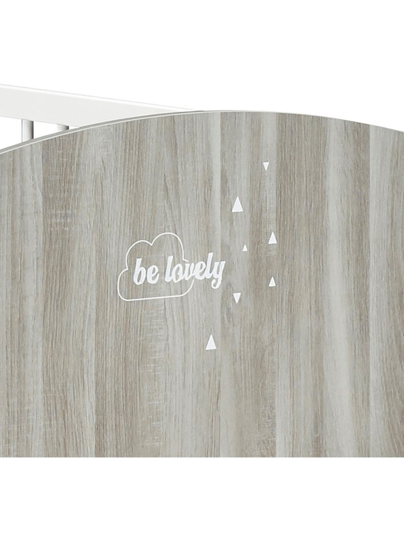 Lit bébé à barreaux - BABYPRICE Gris - Kiabi