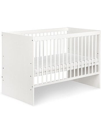 Lit bébé à barreaux avec matelas et parure 11 pièces ourson ballon - kmbaby