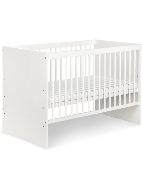 Lit bébé à barreaux - Matelas + parure 11 pcs coton motif ballon - KMBABY - Kiabi Lit bébé à barreaux - Matelas + parure 11 pcs coton motif ballon - KMBABY - Kiabi