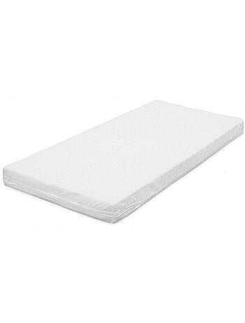 Lit bébé à barreaux - matelas + parure 11 pièces motif ourson lune - kmbaby