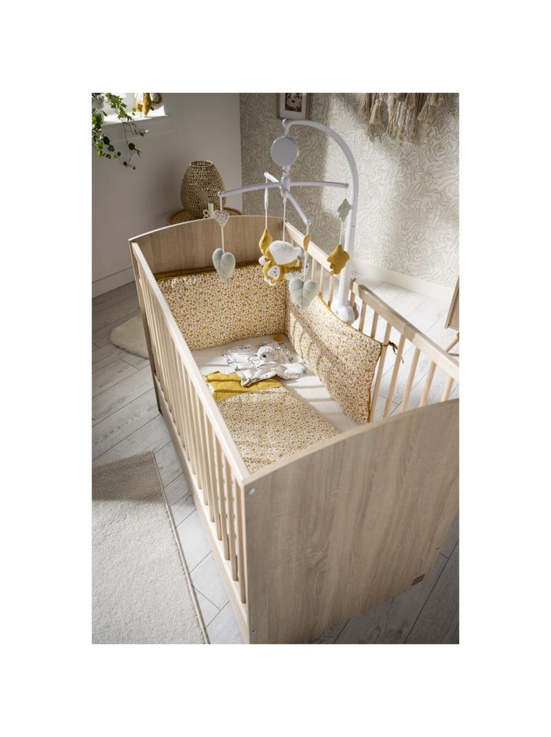 Lit bébé à barreaux - SAUTHON Marron - Kiabi