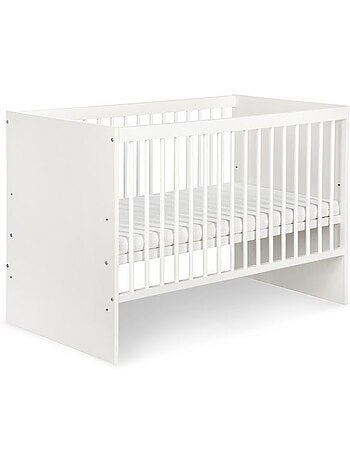 Lit bébé à barreaux avec matelas et parure 11 pièces - kmbaby