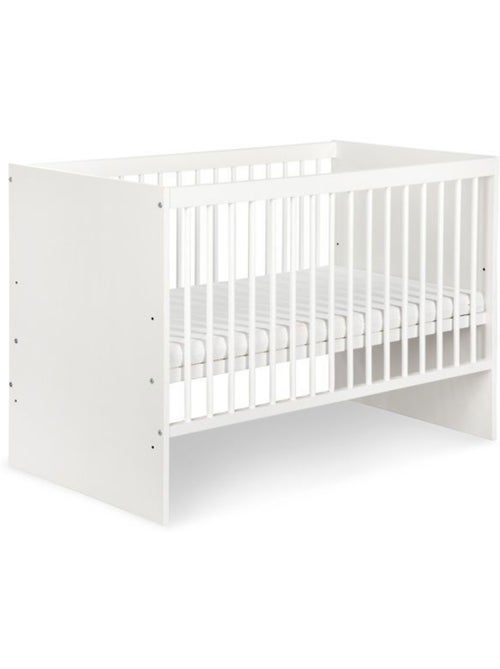 Lit bébé à barreaux avec matelas et parure 11 pièces - kmbaby - Kiabi Lit bébé à barreaux avec matelas et parure 11 pièces - kmbaby - Kiabi