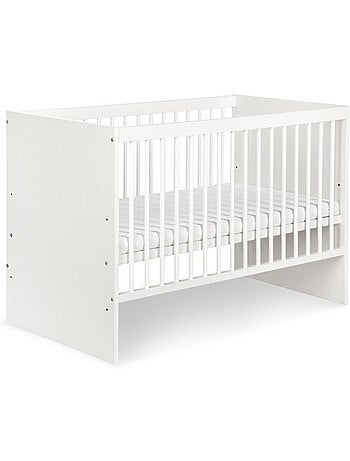 Lit bébé à barreaux avec matelas et parure 11 pièces ourson ballon - kmbaby