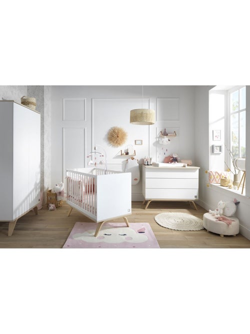 Lit bébé à barreaux en bois - SAUTHON - Kiabi