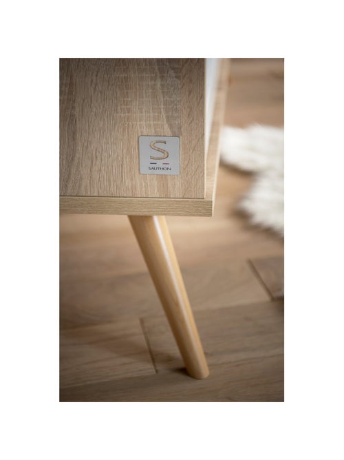 Lit bébé à barreaux en bois - SAUTHON - Kiabi