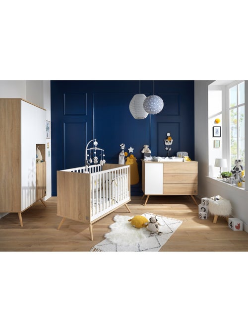 Lit bébé à barreaux en bois - SAUTHON - Kiabi