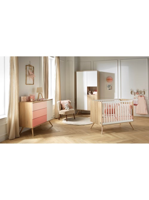 Lit bébé à barreaux en bois - SAUTHON - Kiabi