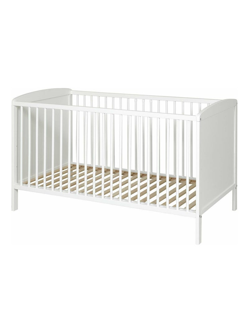 Lit bébé à barreaux Flocon - AKITEN RETAIL Blanc - Kiabi