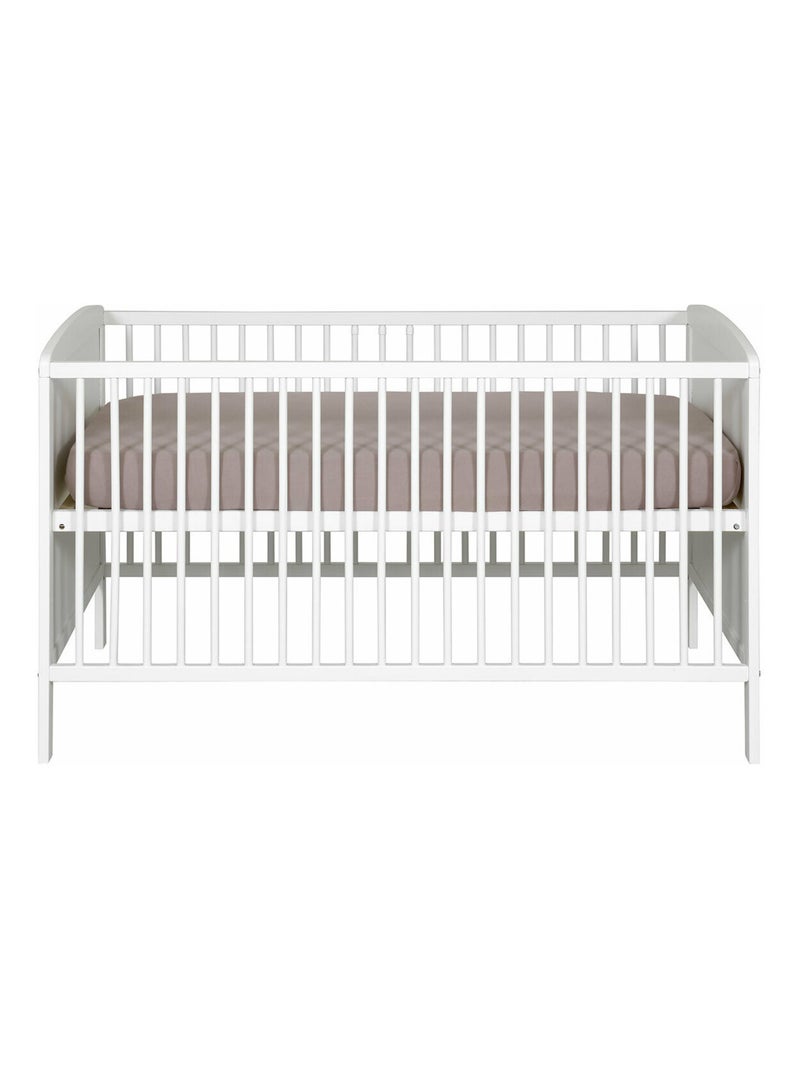 Lit bébé à barreaux Flocon - AKITEN RETAIL Blanc - Kiabi