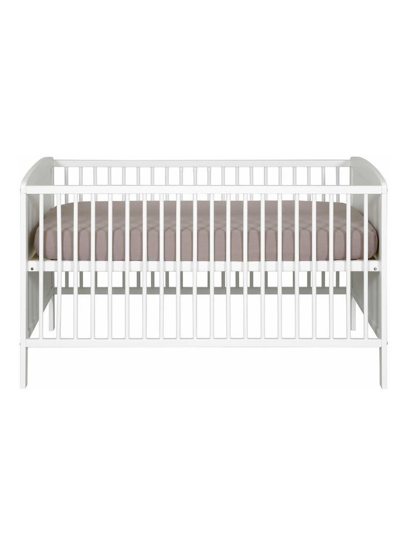 Lit bébé à barreaux Flocon - AKITEN RETAIL Blanc - Kiabi