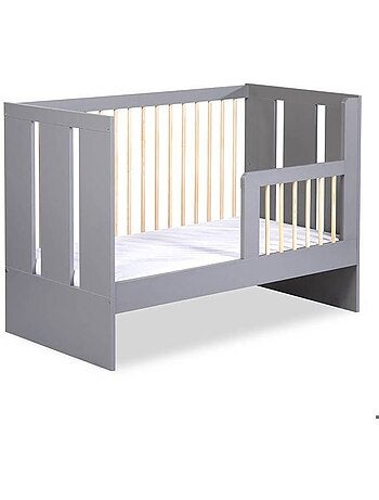 Lit bébé avec matelas - évolutif lit junior, sommier 3 hauteurs - kmbaby