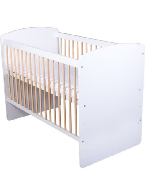 Lit bébé avec matelas - sommier 3 hauteurs, barreaux amovibles - kmbaby - Kiabi Lit bébé avec matelas - sommier 3 hauteurs, barreaux amovibles - kmbaby - Kiabi