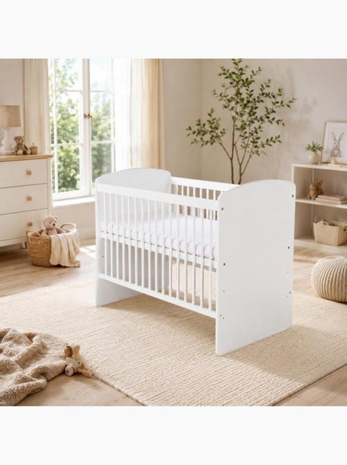 Lit bébé avec matelas - sommier 3 hauteurs, barreaux amovibles - kmbaby - Kiabi Lit bébé avec matelas - sommier 3 hauteurs, barreaux amovibles - kmbaby - Kiabi