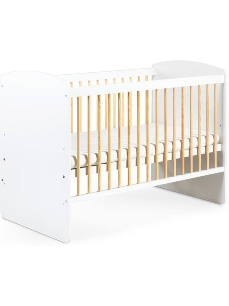 Lit bébé avec matelas + parure 11 pièces motif ourson ballon - KMBABY Blanc Beige Bleu - Kiabi