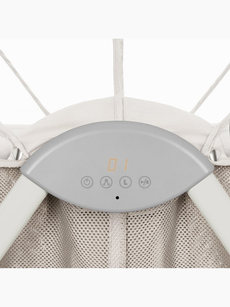 Lit bébé Berceau 2en1 LIONELO Gaya - Pliable - 4 roues - Moustiquaire Beige clair - Kiabi