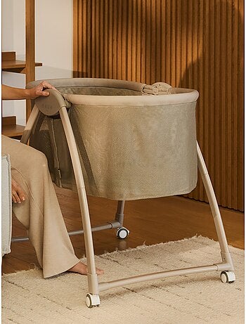 Lit bébé Berceau 2en1 LIONELO Gaya - Pliable - 4 roues - Moustiquaire