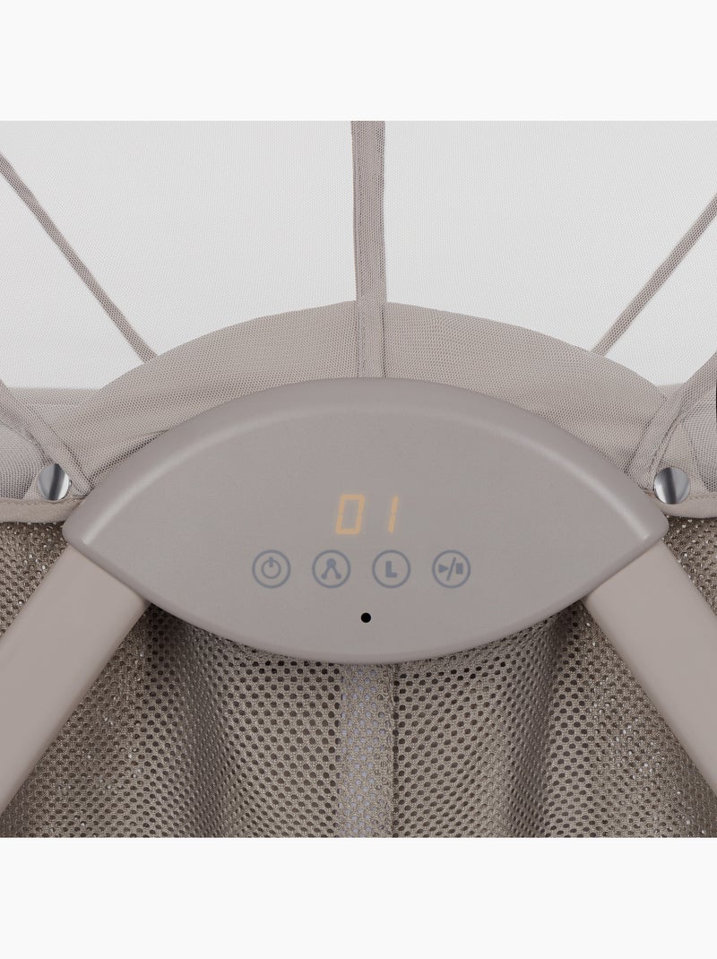 Lit bébé Berceau 2en1 LIONELO Gaya - Pliable - 4 roues - Moustiquaire Beige - Kiabi