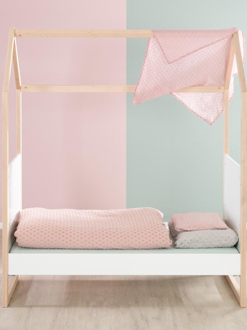 Lit bébé cabane 70 x 140 convertible en lit enfant - ROBA - Kiabi