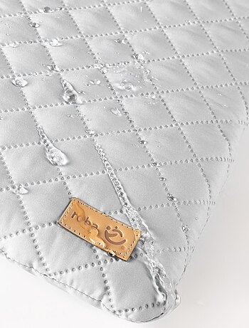 Lit bébé cabane avec plan et matelas à langer - Convertible en lit cododo 'Roba'