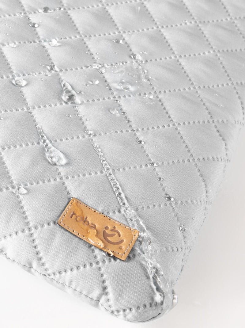 Lit bébé cabane avec plan et matelas à langer - Convertible en lit cododo 'Roba' Blanc - Kiabi