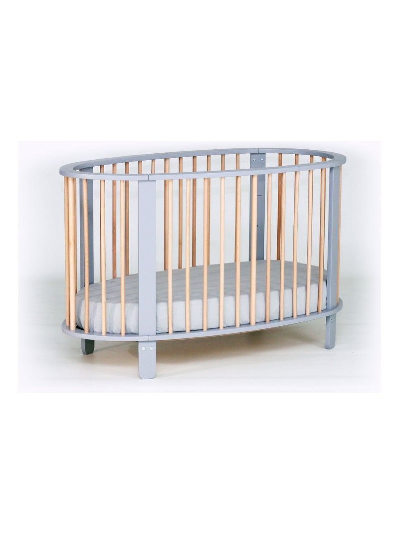 Lit bébé Cocon en bois Gris - Kiabi