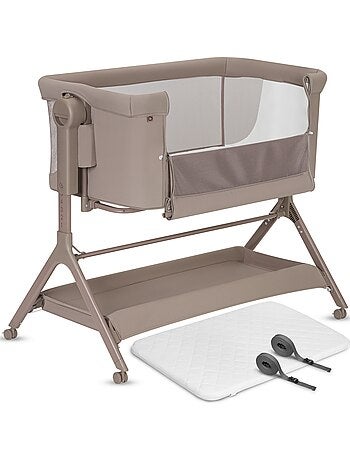 Lit bébé cododo 3en1 LIONELO Leonie Plus - Berceau - Hauteur et inclinaison réglables