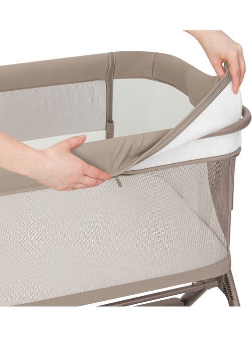 Lit bébé cododo 3en1 LIONELO Leonie Plus - Berceau - Hauteur et inclinaison réglables - Kiabi